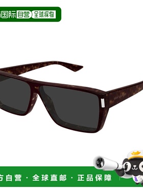 自营saint laurentSL 757 001 Shiny Black/Dark Grey - dark hav