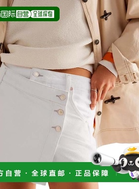 自营Free People We The Free Wynne Skirt Women's White Asymme