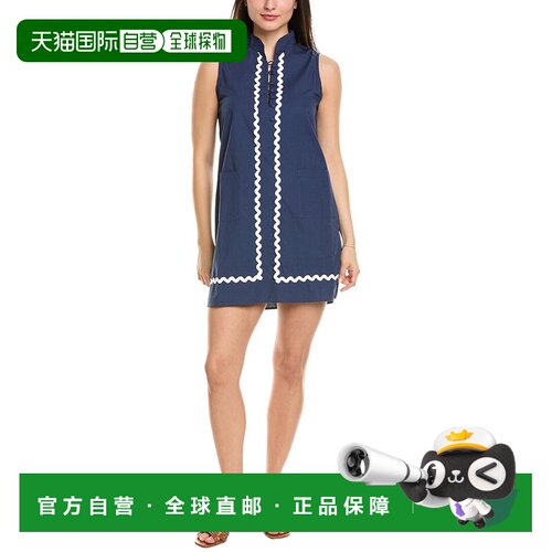 自营Sail to Sable Ric Rac Shift Dress - blue 美国奥莱直发