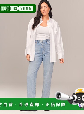 自营 abercrombie & fitchAbercrombie&Fitch Curve Love Jeans女