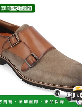 自营Thomas & Vine Artemis Chisel Toe Double Monk Strap - tau