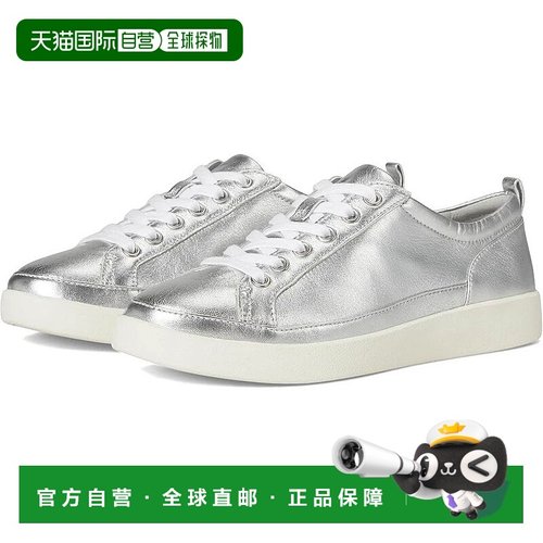 自营Vionic Winny Sneakers Women'sSilver Leather Comfort Casu