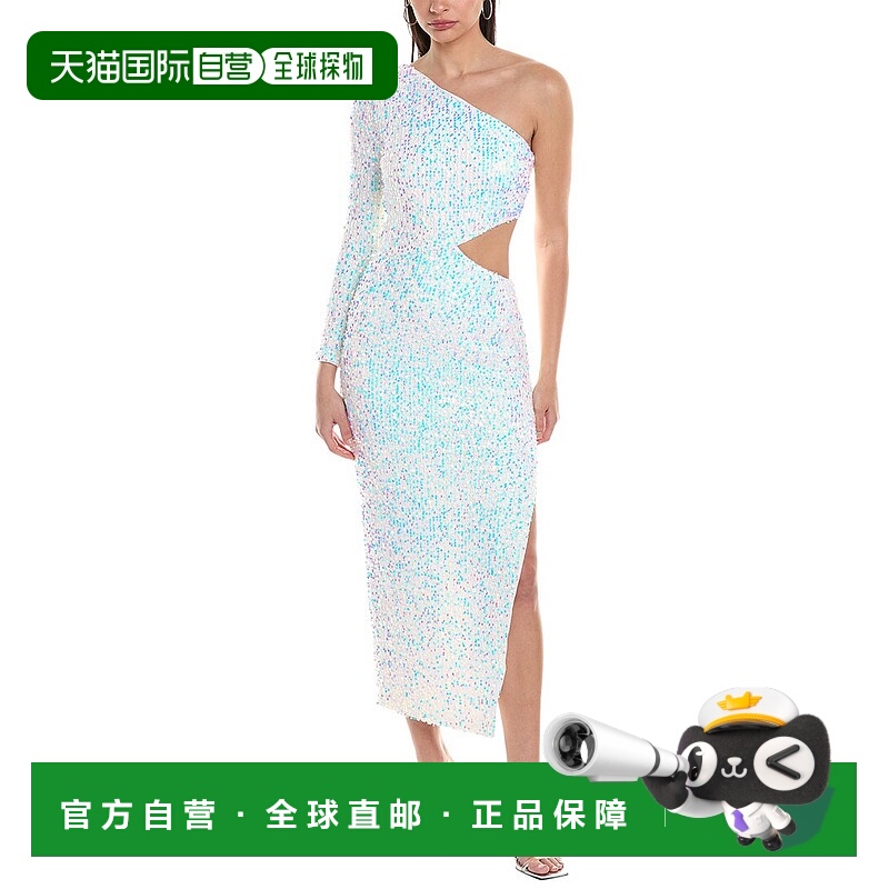 自营Saylor Lennox 露肩连衣裙 - 白色 美国奥莱直发包臀裙