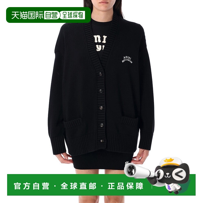 自营Cardigan Amiri Hollywood - black 美国奥莱直发
