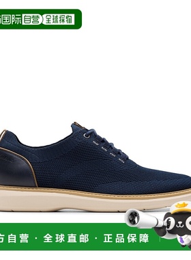 自营 Clarks Brantin 蓝色针织面料 - 海军蓝针织 美国奥莱直发