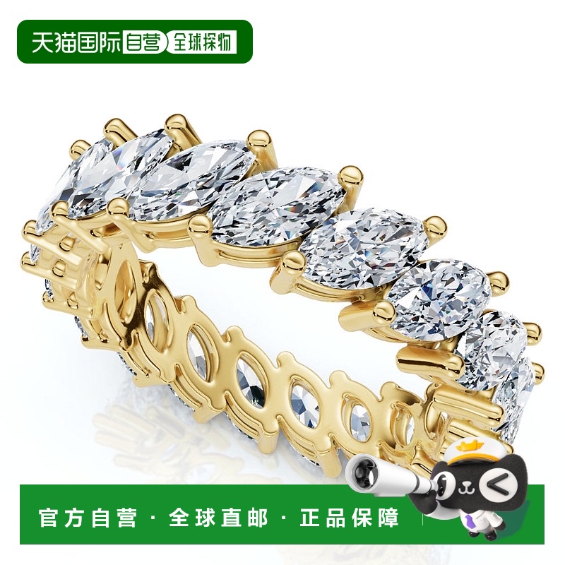 自营 pompeii33Ct Marquise Diamond Eternity Ring 14k Gold Lab
