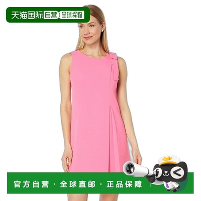 1h可退 【美国直邮】Vince Camuto|蝴蝶结肩部直筒连衣裙