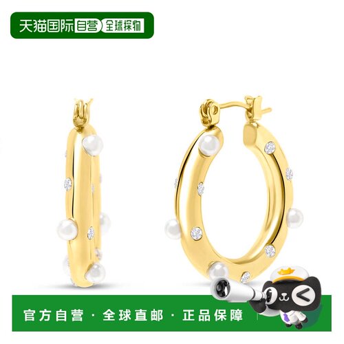 自营Bruno Magli Elisabetta Gold Hoop Earrings - gold 美国奥