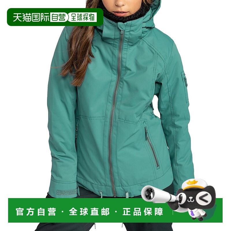 自营ROXY Meade Snow Jacket - Green 夹克美国直发奥莱
