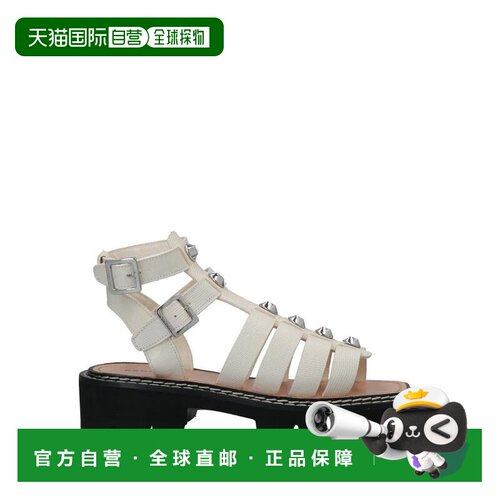 1h可退 【美国直邮】SANDRO女士时装凉鞋圆头真皮时尚舒适 百搭透