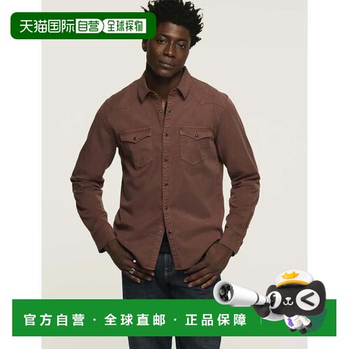 自营lucky brandLucky品牌男士长袖twestern Masa衬衫-aztec 美国