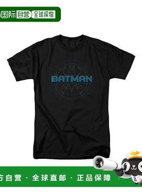 自营 gildan蝙蝠侠 Bat Tech 徽标短袖成人 T 恤/T 恤 - 黑色 美