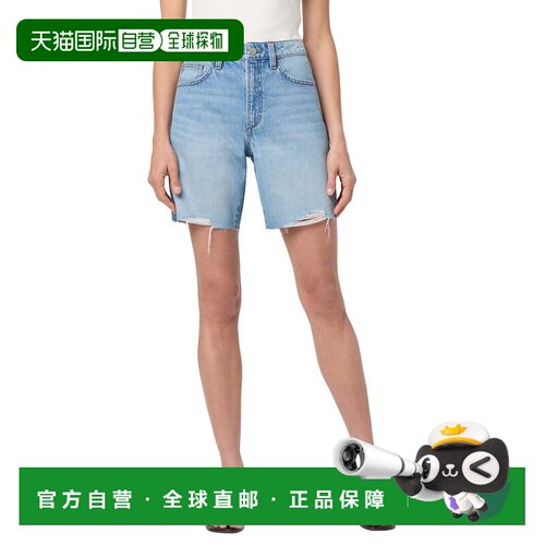自营JOE'S Jeans Phoebe Easy Bermuda Short - blue 美国奥莱直