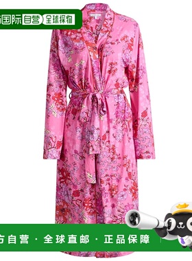 自营Johnny Was Women's Jonesy Long Sleep Robe, Lobelia - lob