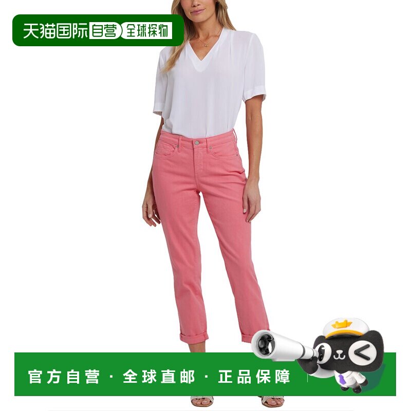 自营NYDJ Margot Pink Punch女友jean-pink 美国奥莱直发