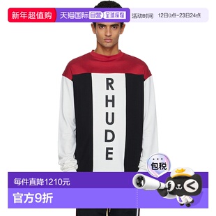 1h可退 香港直邮潮奢 Rhude 男士 多色 Intake Tri-Panel 长袖 T