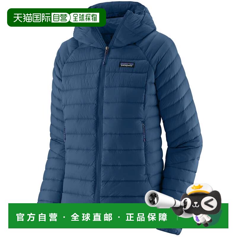 自营patagonia蓝色羽绒衫连帽衫-绿色 美国奥莱直发