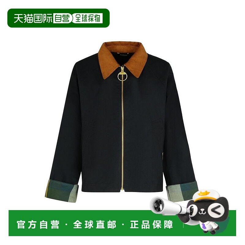 1h可退 香港直邮潮奢 Barbour 巴伯尔 女士 黑色 Catlin Showerpr