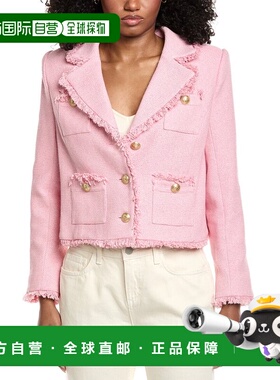 自营l'agenceL’AGENCE Sylvia Collared Jacket - pink 美国奥莱