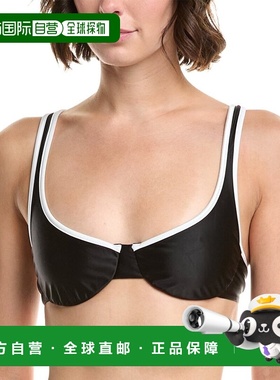 自营PQ Swim Jane Underwire Bikini Top - black 美国奥莱直发