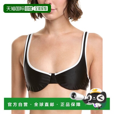 自营PQ Swim Jane Underwire Bikini Top - black 美国奥莱直发