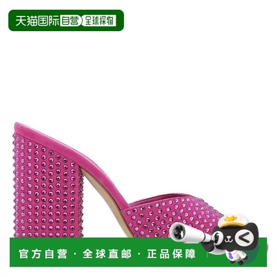 自营 paris texas巴黎得克萨斯粉红红宝石Holly Anja水晶装饰骡子