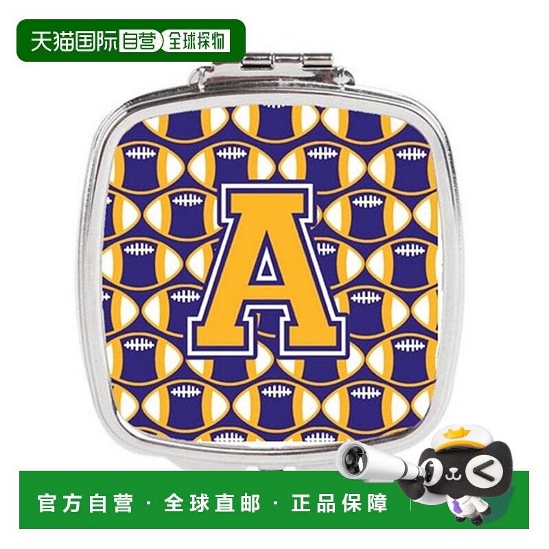 自营 Carolines Treasures CJ1064-ASCM 字母 A 足球紫色和正品