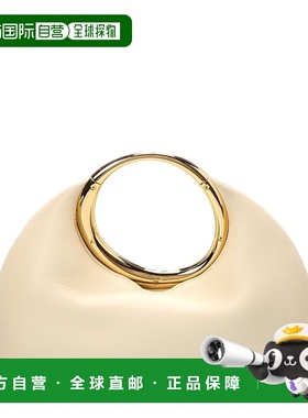 自营Jacquemus The Calino Small Leather Clutch - white 美国奥