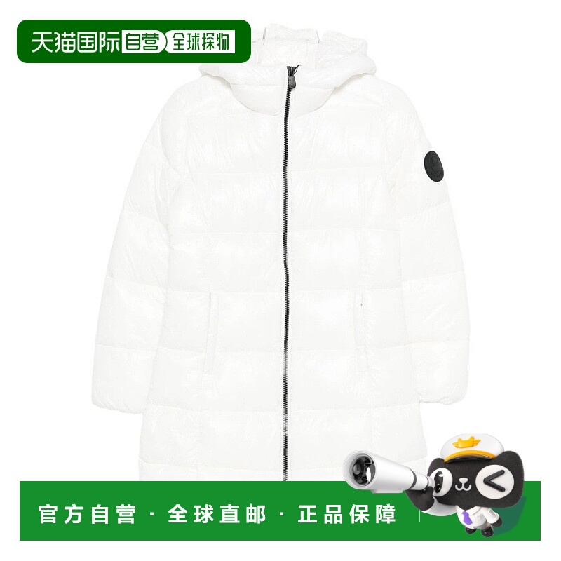 自营save the duckQuilted Mid-Length Jacket With Hood - white