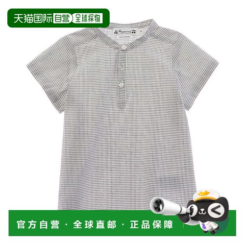 自营BONPOINT Grid Top - blue 美国奥莱直发