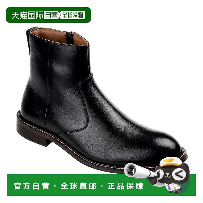 自营Thomas & Vine Faust Tru Plain Toe Ankle Boot Black  FAUS
