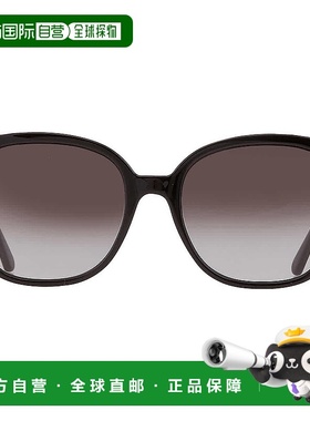 自营Salvatore Ferragamo Grey Gradient Square Ladies Sunglass