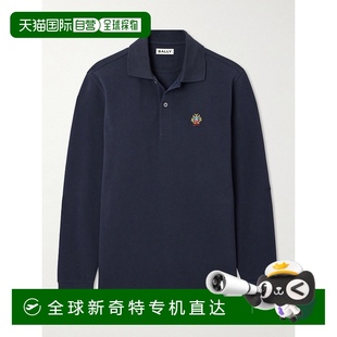 L5BAA06F 女士 POLO衫 舒适时 blue蓝色 Bally 香港直邮潮奢 巴利