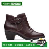 leathe Opal Emily 自营Clarks Leather Brown brown dark