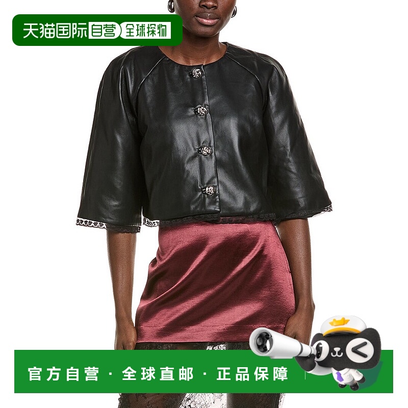 自营Endless Rose Cropped Jacket - black 美国奥莱直发