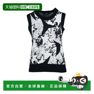 自营max maraViscose Elastane Vest - Blue/White - white 美国