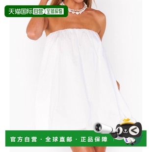 mumu白色贝弗利泡泡裙 自营 your 美国奥莱直发连衣裙 show