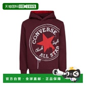Converse Cotton Spray Red 自营Boys Print Hoodie Graphic Long