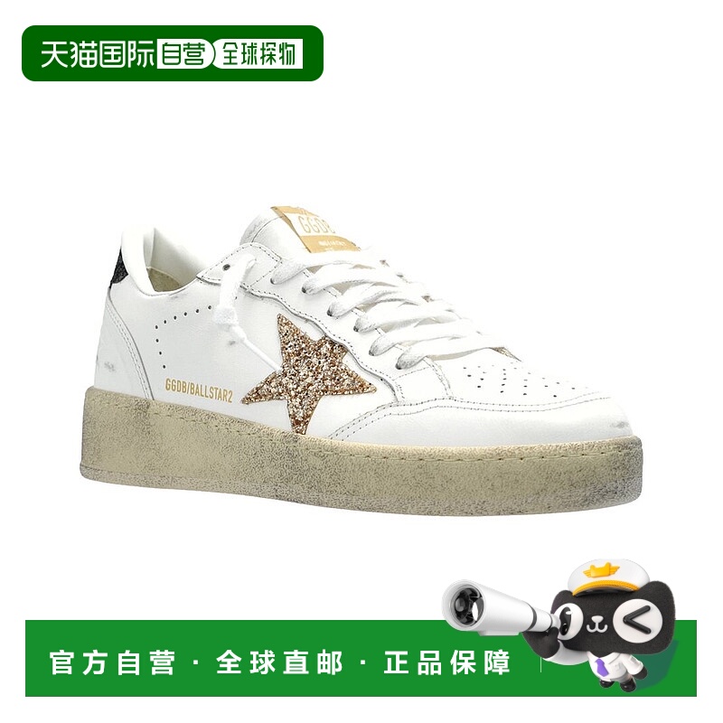 自营golden goose金鹅球星皮运动鞋-白色 美国奥莱直发