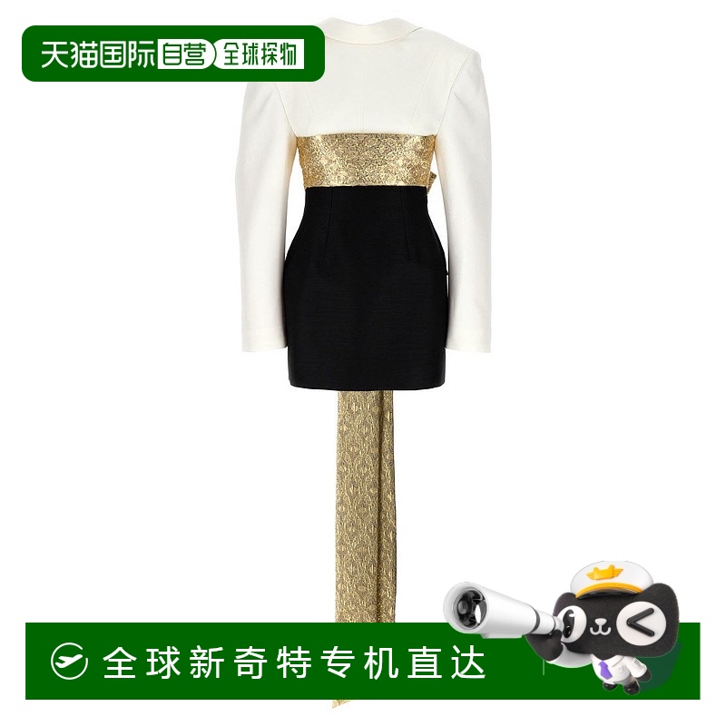自营 dsquared2'Statement Dean Jacket Dress' Dress - multicol
