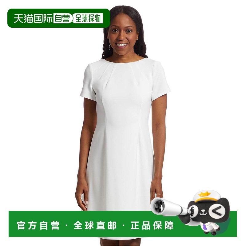 1h可退 【美国直邮】calvin klein 女士 连衣裙露背短袖