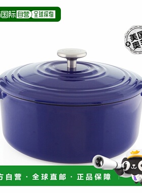 Chantal 3 Qt 圆形铸铁荷兰烤箱 - 钴蓝色 【美国奥莱】直发
