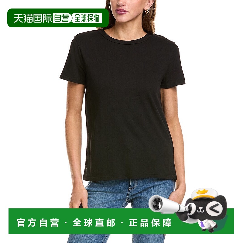 自营Michael Stars Colleen Classic Crew T-Shirt - black 美国