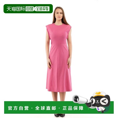 自营Moschino Polyester Casual Women's Dress - fuchsia 美国奥
