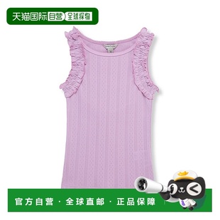Sleeve Ruched Tank Top 美国奥莱直发 自营 purple Habitual