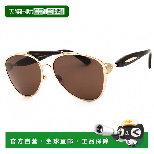 自营burberryBE3160 100573 Silver/Brown - light gold 美国奥莱