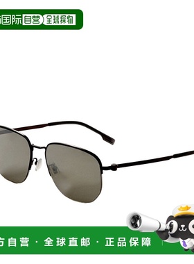 自营Hugo Boss Men's Matte Dark Ruthenium 57mm Sunglasses - m
