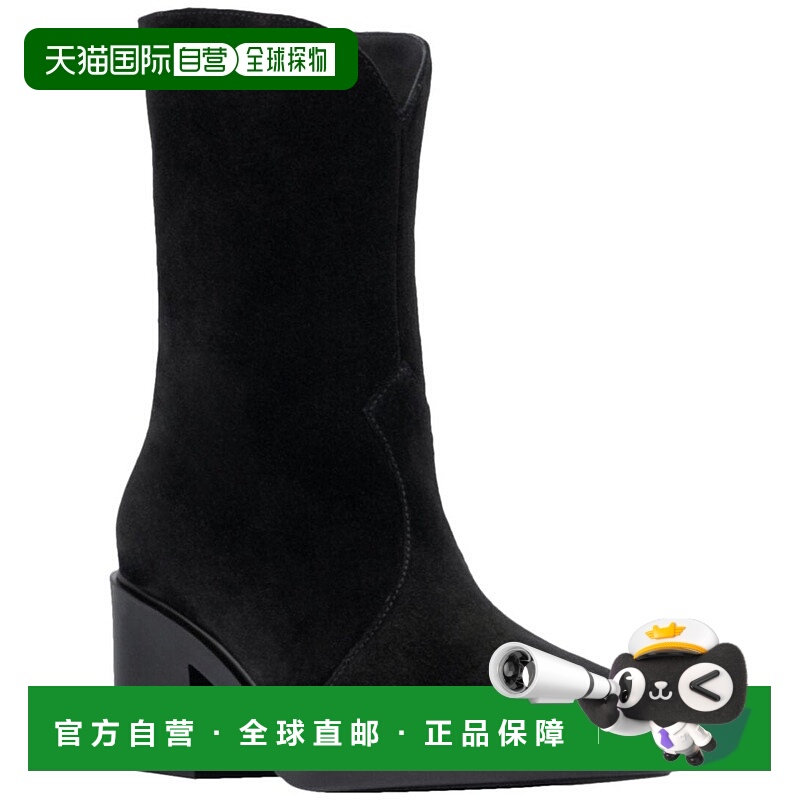 自营Aquatalia Celesta防风雨绒面靴-黑色 美国奥莱直发