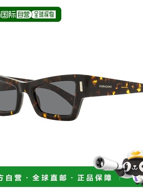 自营salvatore ferragamoFerragamo Women's Cat-Eye Rivet Sungl