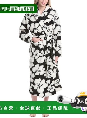 自营Sanctuary Shawl Collar Sherpa Robe - black 美国奥莱直发